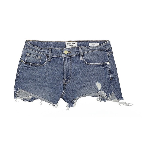 Frame LeCutoff jean shorts
